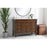 Elegant Lexington 48" Single Vanity, Walnut/Ivory Marble
