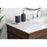 Elegant Lexington 48" Single Vanity, Walnut/Ivory Marble