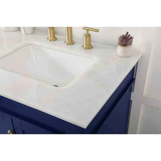 Elegant Kitchen/Bath Lexington 60" Double Bathroom Vanity, Blue