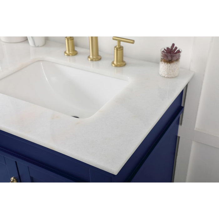 Elegant Kitchen/Bath Lexington 60" Double Bathroom Vanity, Blue