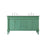 Elegant Lexington 60" Double Bathroom Vanity, Vintage Mint - VF13060DVM