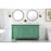 Elegant Lexington 60" Double Bathroom Vanity, Vintage Mint
