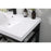 Elegant Raya 36" Ada Compliant Single Bathroom Metal Vanity, Black