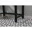 Elegant Raya 36" Ada Compliant Single Bathroom Metal Vanity, Black