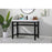 Elegant Raya 42" Ada Compliant Single Bathroom Metal Vanity, Black