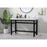 Elegant Raya 48" Ada Compliant Single Bathroom Metal Vanity, Black
