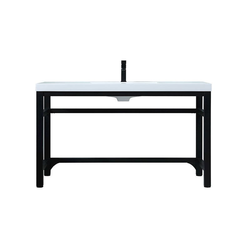 Elegant Lighting Raya 54" Bathroom Vanity, Black - VF14554BK