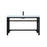 Elegant Lighting Raya 54" Bathroom Vanity, Black - VF14554BK