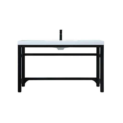 Elegant Lighting Raya 54" Bathroom Vanity, Black - VF14554BK