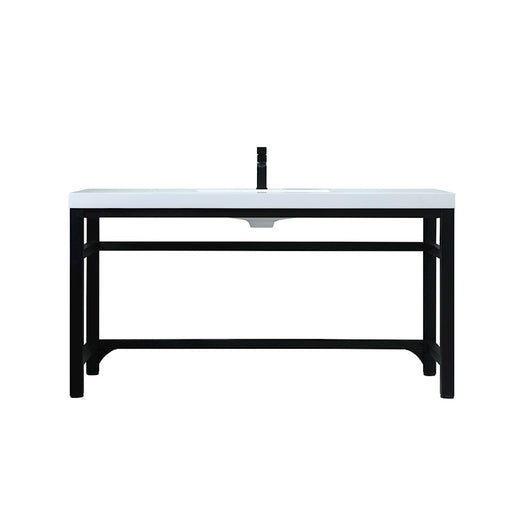 Elegant Lighting Raya 60" Bathroom Vanity, Black - VF14560BK