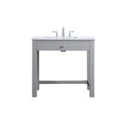 Elegant Lighting Hudson 36" Bathroom Vanity, Grey - VF14836GR
