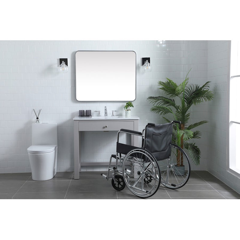 Elegant Lighting Hudson 36" Bathroom Vanity, Grey