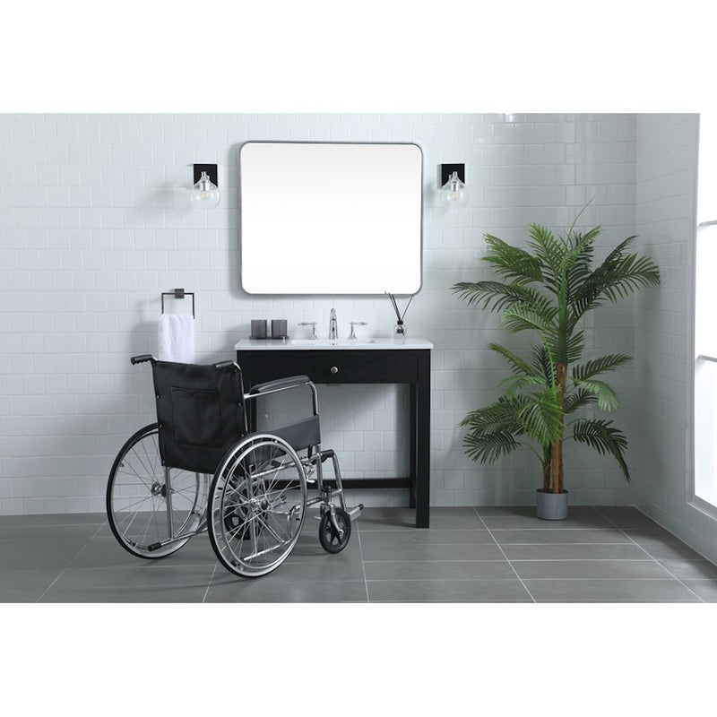 Elegant Lighting Hudson 36" Bathroom Vanity, Black
