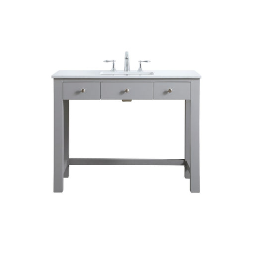 Elegant Lighting Hudson 42" Bathroom Vanity, Grey - VF14842GR