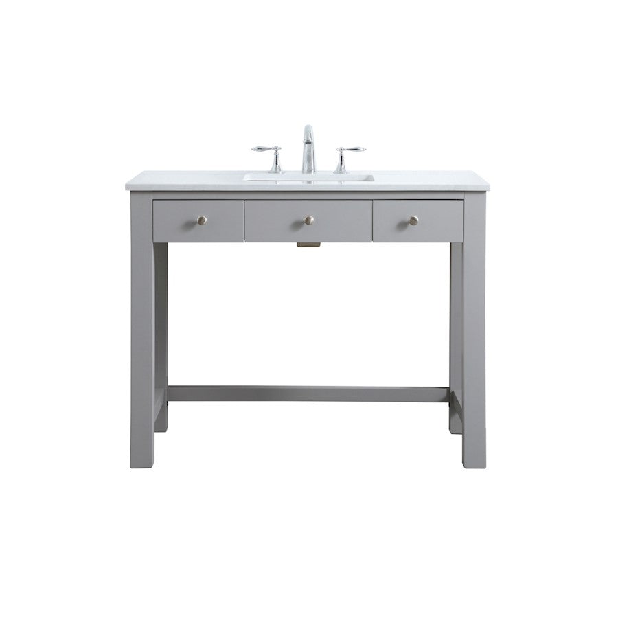 Elegant Lighting Hudson 42" Bathroom Vanity, Grey - VF14842GR