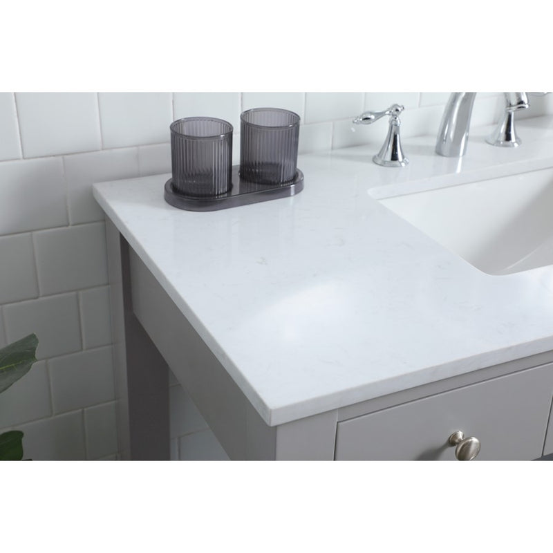 Elegant Lighting Hudson 42" Bathroom Vanity, Grey