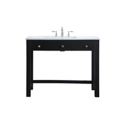 Elegant Lighting Hudson 42" Bathroom Vanity, Black - VF14842MBK