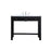 Elegant Lighting Hudson 42" Bathroom Vanity, Black - VF14842MBK