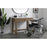 Elegant Lighting Hudson 42" Bathroom Vanity, Natural Oak