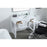 Elegant Lighting Hudson 42" Bathroom Vanity, White