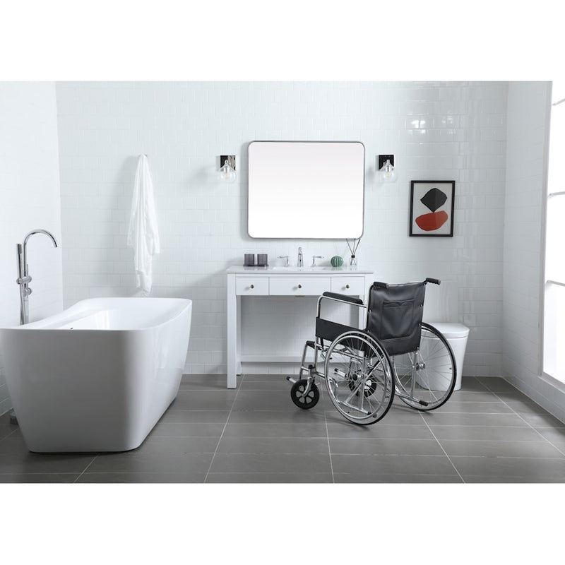 Elegant Lighting Hudson 42" Bathroom Vanity, White