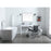 Elegant Lighting Hudson 42" Bathroom Vanity, White