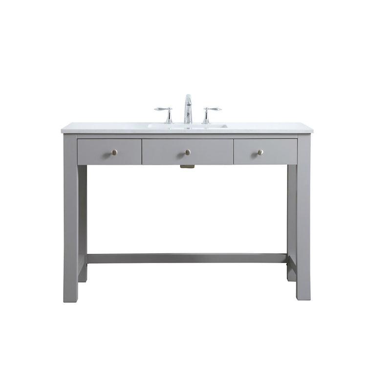 Elegant Lighting Hudson 48" Bathroom Vanity, Grey - VF14848GR