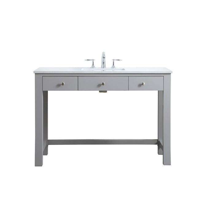 Elegant Lighting Hudson 48" Bathroom Vanity, Grey - VF14848GR