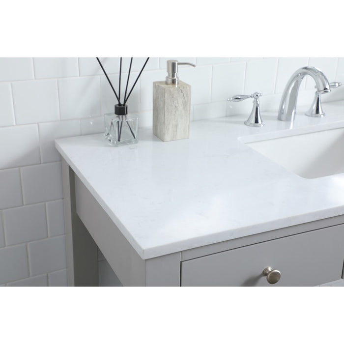 Elegant Lighting Hudson 48" Bathroom Vanity, Grey