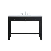 Elegant Lighting Hudson 48" Bathroom Vanity, Black - VF14848MBK