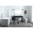 Elegant Lighting Hudson 48" Bathroom Vanity, Black