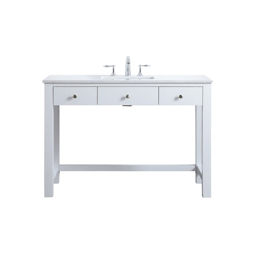 Elegant Lighting Hudson 48" Bathroom Vanity, White - VF14848WH
