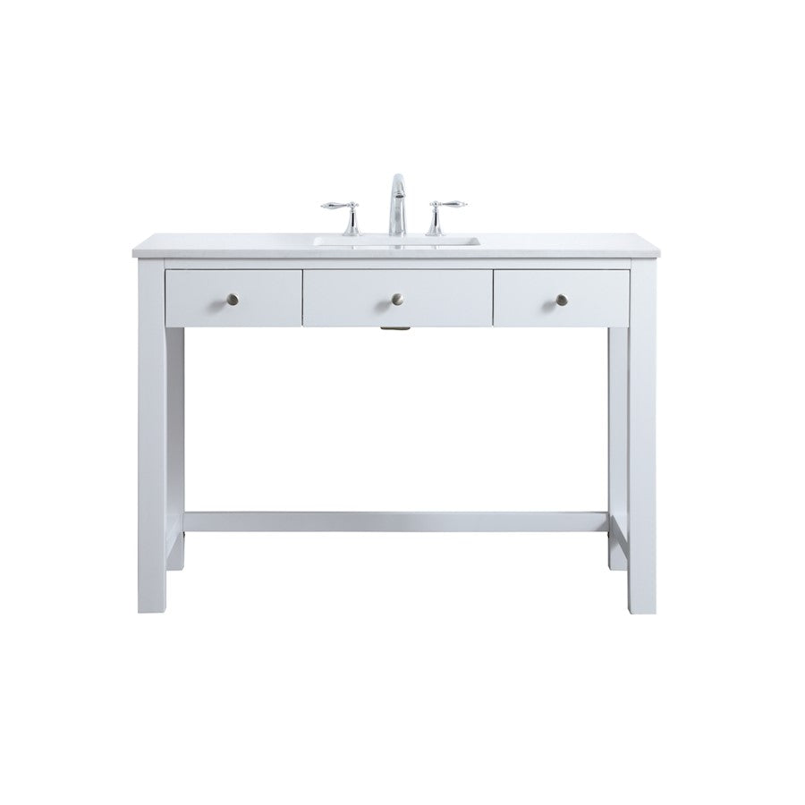 Elegant Lighting Hudson 48" Bathroom Vanity, White - VF14848WH