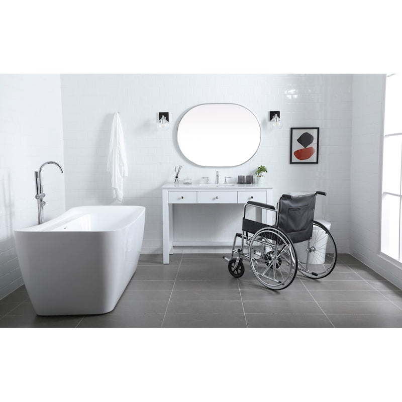 Elegant Lighting Hudson 48" Bathroom Vanity, White