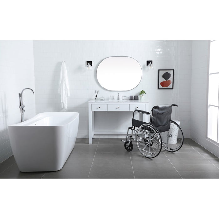 Elegant Lighting Hudson 48" Bathroom Vanity, White