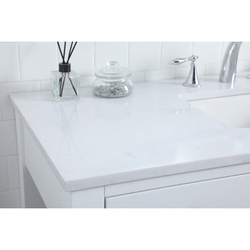 Elegant Lighting Hudson 48" Bathroom Vanity, White