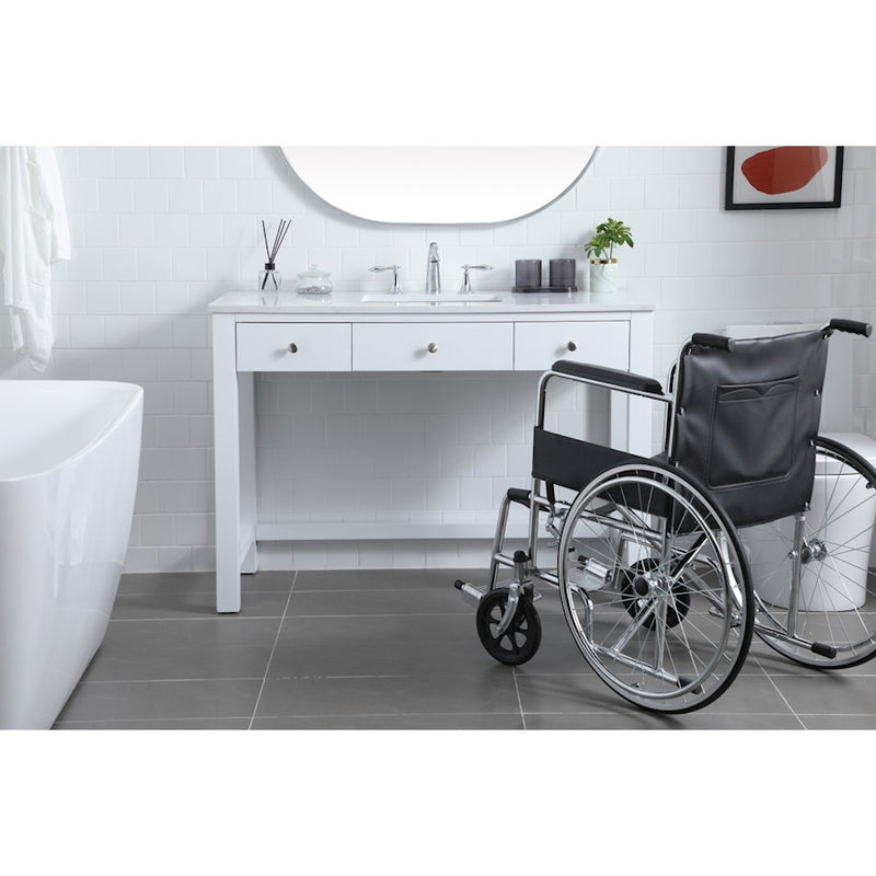 Elegant Lighting Hudson 48" Bathroom Vanity, White