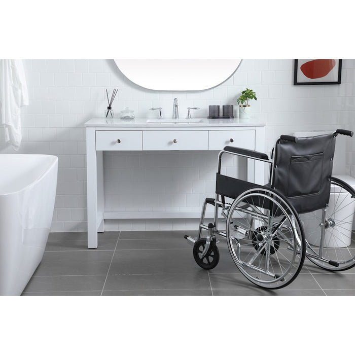 Elegant Lighting Hudson 48" Bathroom Vanity, White