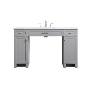Elegant Lighting Cooper 54"L Bathroom Vanity, Grey - VF14954GR