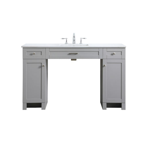 Elegant Lighting Cooper 54"L Bathroom Vanity, Grey - VF14954GR