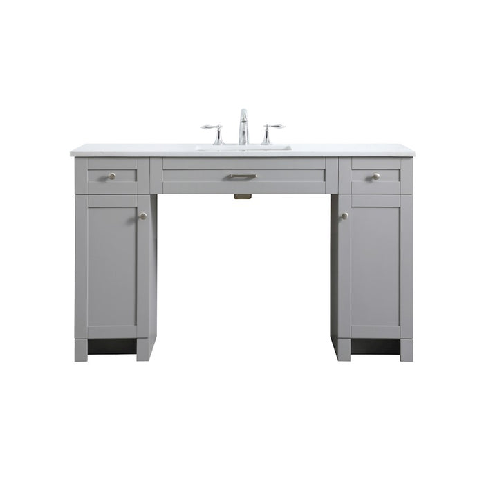 Elegant Lighting Cooper 54"L Bathroom Vanity, Grey - VF14954GR