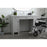 Elegant Lighting Cooper 54"L Bathroom Vanity, Grey