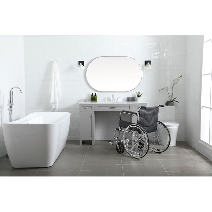 Elegant Lighting Cooper 54"L Bathroom Vanity, Grey