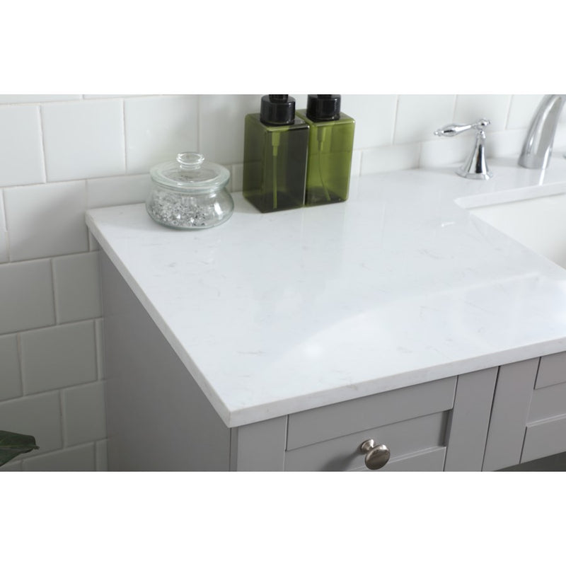 Elegant Lighting Cooper 54"L Bathroom Vanity, Grey
