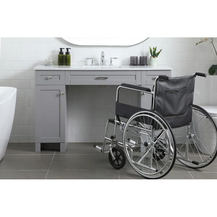 Elegant Lighting Cooper 54"L Bathroom Vanity, Grey