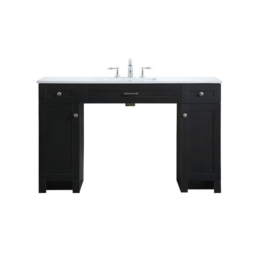 Elegant Lighting Cooper 54"L Bathroom Vanity, Black - VF14954MBK