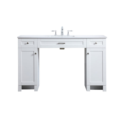 Elegant Lighting Cooper 54"L Bathroom Vanity, White - VF14954WH