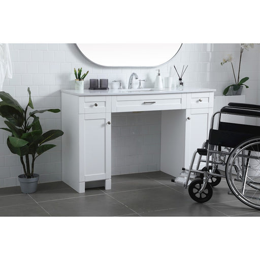 Elegant Lighting Cooper 54"L Bathroom Vanity, White