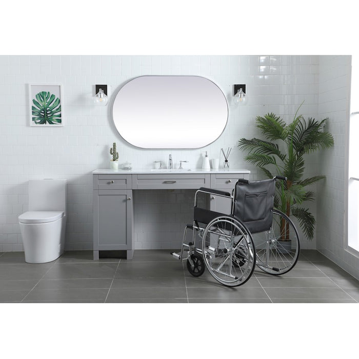 Elegant Lighting Cooper 60"L Bathroom Vanity, Grey