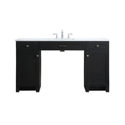 Elegant Lighting Cooper 60"L Bathroom Vanity, Black - VF14960MBK